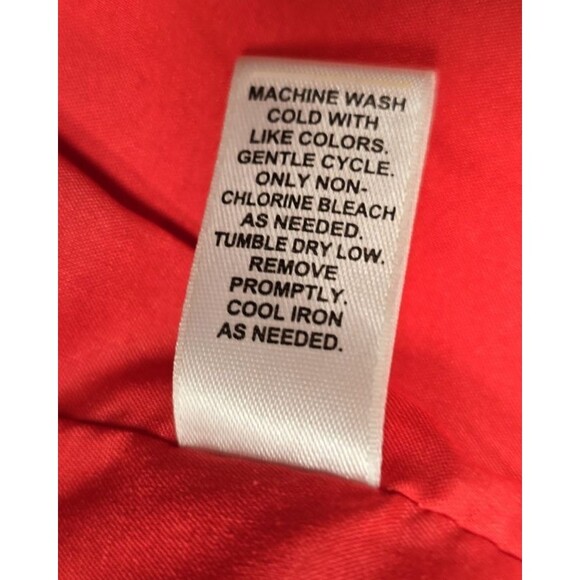 Versona Red Blazer 2 Collarless Hook Eye Pockets Split Cuffs Stretch Work Jacket - Picture 9 of 16